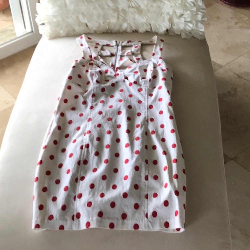 Polka Dot Dress Women Large